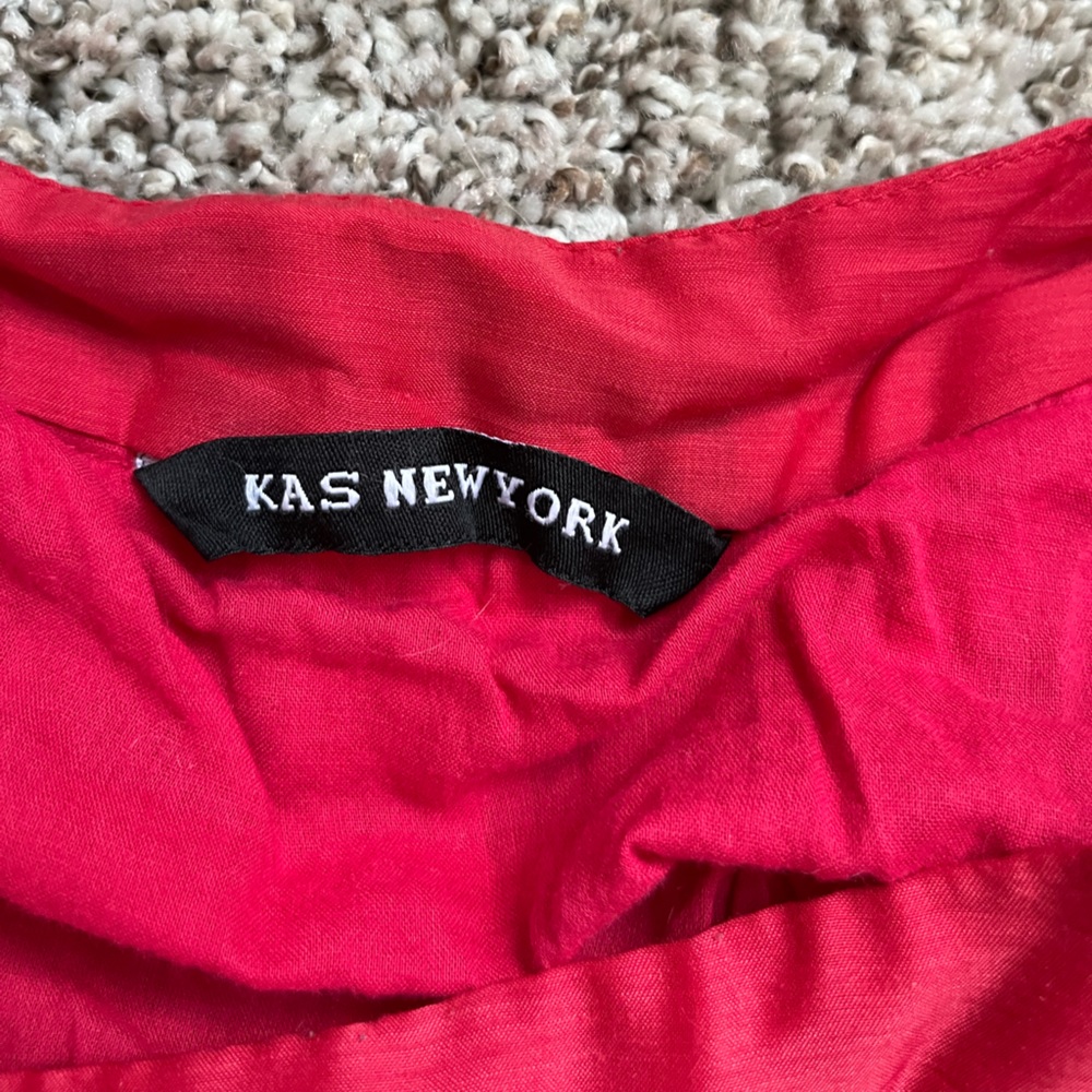 Kas New York long floor length skirt Red Size S - Picture 3 of 5
